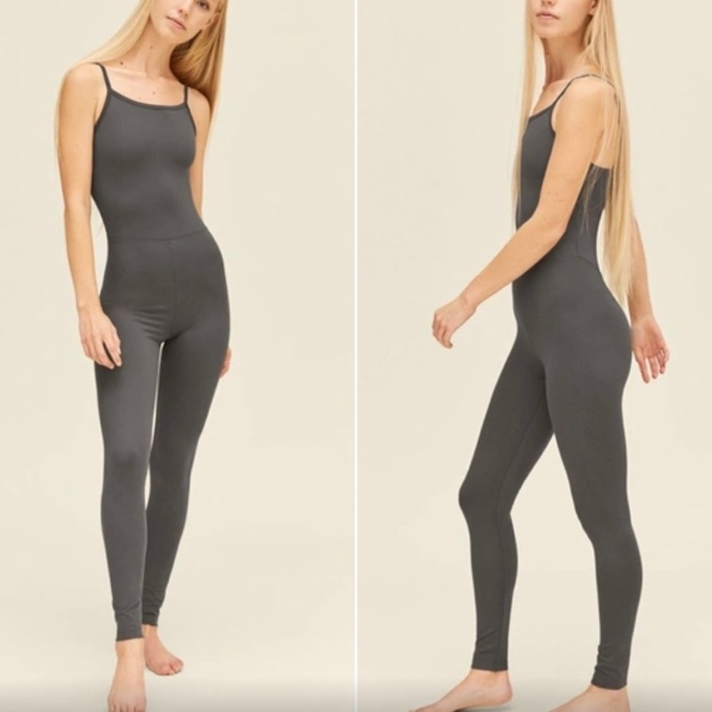 Girlfriend Collective Gray Jumpsuit Unitard